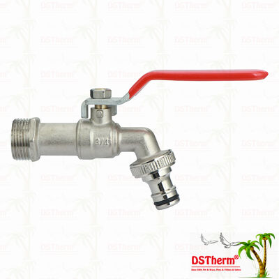 Medium Versatile Ball Bibcocks met de beste anti-roest DACROMET HANDEL kraan water kraan Spigot 1/2 "-1"