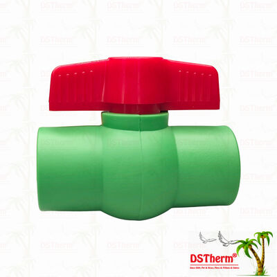 PPR Plastic Ball Valve met Plastic Ball voor loodgietersysteem 20-63mm nullekkel