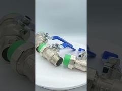 Mannelijke Union Fast Flow Control-kogelkraan met kunststof connector
