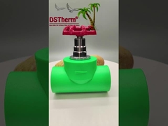 PPR Heavy Duty Stop Valve Globe Valve Stroom aanpassen Cryogene behandeling Slaag test 20-110mm