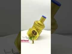 Messing slotpoortklep voor loodgietersysteem Corrosieweerstand Op maat gemaakte grootte