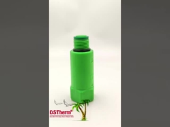 PPR-pijpplug PPR-testplug Lange plug aangepaste kleur/logo 1/2