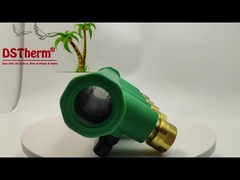 PPR Messing Blauw 5 Ways Manifold Aanpasbare kleur en logo 20 mm