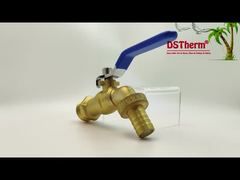 Vergulde zware klassieke blauwe ijzeren handgreep Bibcocks wateruitloop kraan kraan waterkraan