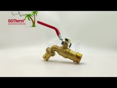 Zie waarom u kiest voor vergulde zware klassieke rode ijzeren handgreep Bibcocks kraanuitloop kraan spigot 1/2"