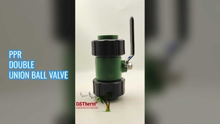 PPR Double Union-kogelkraan, eenvoudig te installeren