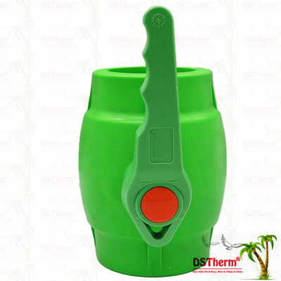 PPR Plastic Ball Valve met Waving Handle en Brass Ball Ergonomische Waving Handle 20-63mm