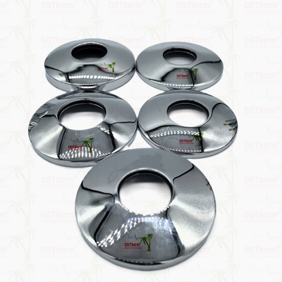 Chroomgeplatte klepcartridge met verlengslee 1/2" - 1" maat