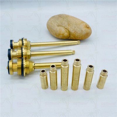 Chroomgeplatte klepcartridge met verlengslee 1/2" - 1" maat