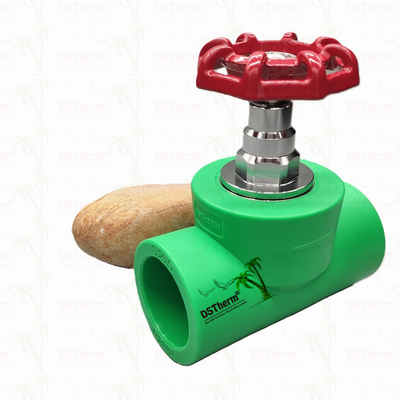 PPR Heavy Duty Stop Valve Globe Valve Stroom aanpassen Cryogene behandeling Slaag test 20-110mm