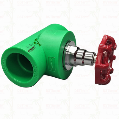 PPR Heavy Duty Stop Valve Globe Valve Stroom aanpassen Cryogene behandeling Slaag test 20-110mm
