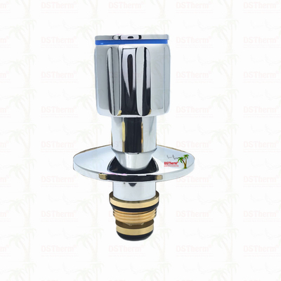Ppr-chroomgeplatte stopklep met antidraaiend handvat laag onderhoud 20-32 mm aanpasbare grootte