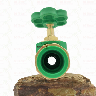PPR Double Union Ball Valve Exposed Installation Corrosion-Resistant Op maat gemaakte grootte