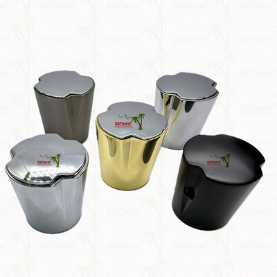 Goud gecoate stopklep bovendeel rond handvat met zijkant slot klep cartridge met verschillende handvaten