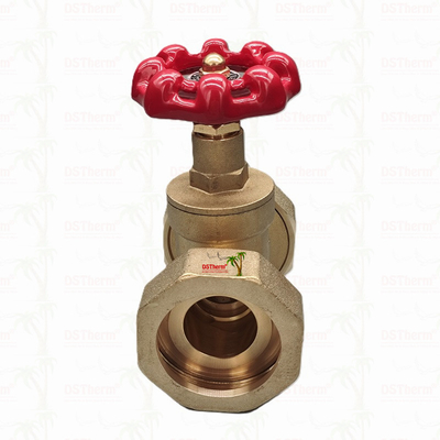 Messing Union Gate Valve met rode gietijzeren handvat High-Flow 1/2 "-4" maat