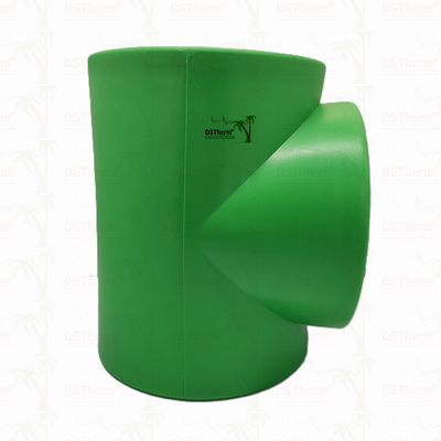 PPR Equal Tee voor leidingsysteem PN25 DN160 Hoge duurzaamheid Eco-conscious