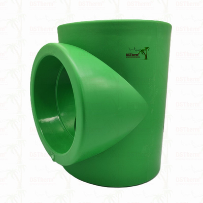 PPR Equal Tee voor leidingsysteem PN25 DN160 Hoge duurzaamheid Eco-conscious