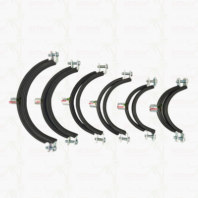 PPR Metal Pipe Clamp Hight Quality of Clamp with Rubber Corrosion-Resistant  20-160mm