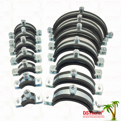 PPR Metal Pipe Clamp Hight Quality of Clamp with Rubber Corrosion-Resistant  20-160mm