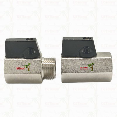 Vernielde mini-balk klep voor loodgietersysteem 1/2 '' Corrosiebestendigheid Ruimte-efficiëntie