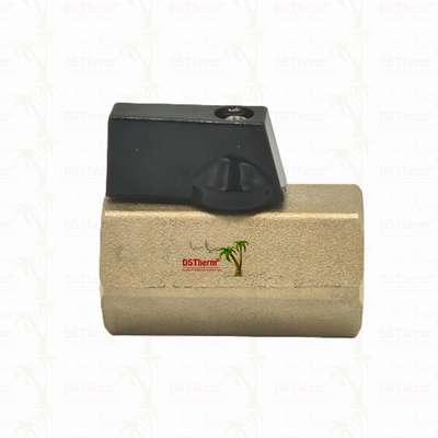 Messing vrouwelijke en mannelijke mini-balklep voor loodgietersysteem 1/2'' corrosiebestendigheid