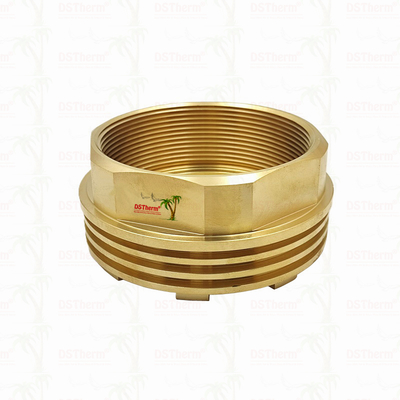 Brass Female & Male Threaded Inserts CW617N for Valves Higher Thermal Conductivity Corrosion Resistance