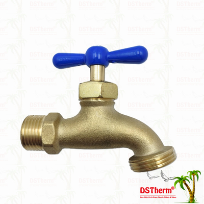 Messing Kraan Messing Buitenkraan Messing Tapkraan Klep Waterkraan Aangepast Materiaal 1/2" 3/4"