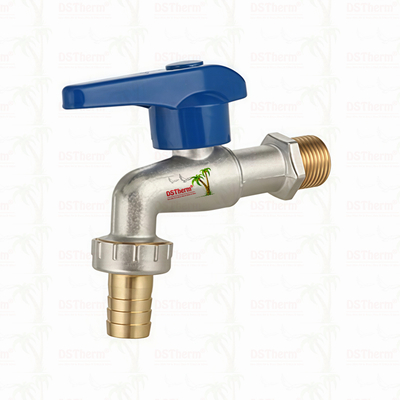 Middel Classic Universele Aluminium Handgreep Dubbele Uitlaat Kraan Messing Kraan Messing Tap 1/2"*3/4"*3/4"