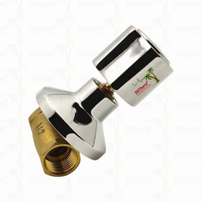 Verchroomde messing afsluiter Globale klep Zuid-Amerikaanse stijl B 1/2"-1"