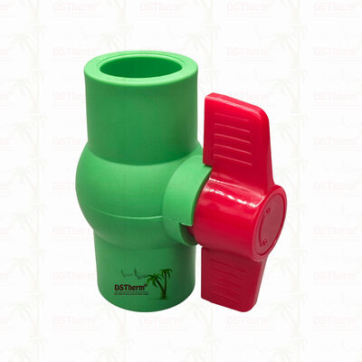 PPR Plastic Ball Valve met Plastic Ball voor loodgietersysteem 20-63mm nullekkel