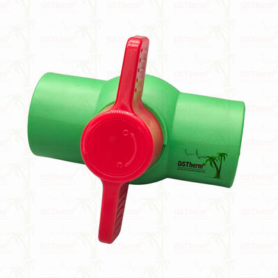 PPR Plastic Ball Valve met Plastic Ball voor loodgietersysteem 20-63mm nullekkel