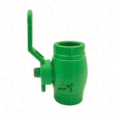 PPRCT-balklep PPR-klep van koper met ijzeren handvat PN25 20-63 mm Aanpasbaar