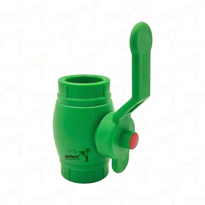 PPRCT-balklep PPR-klep van koper met ijzeren handvat PN25 20-63 mm Aanpasbaar