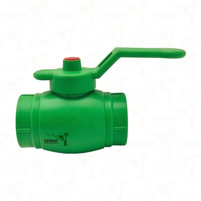 PPRCT-balklep PPR-klep van koper met ijzeren handvat PN25 20-63 mm Aanpasbaar