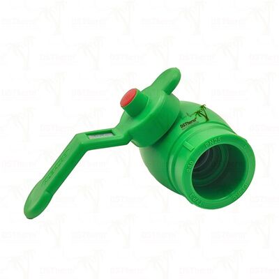 PPRCT-balklep PPR-klep van koper met ijzeren handvat PN25 20-63 mm Aanpasbaar