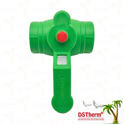 PPRCT-balklep PPR-klep van koper met ijzeren handvat PN25 20-63 mm Aanpasbaar