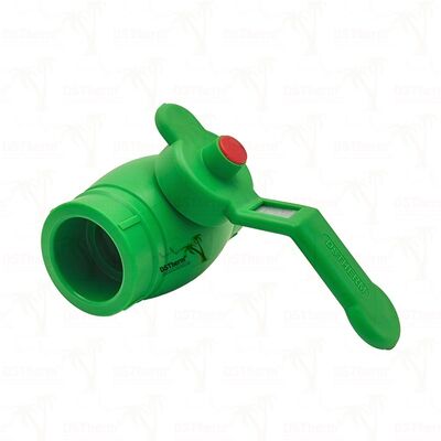 PPRCT-balklep PPR-klep van koper met ijzeren handvat PN25 20-63 mm Aanpasbaar