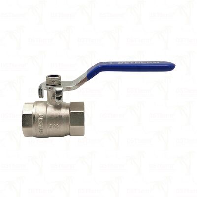 PN25 Messing Ball Valve Chroom-geplatte Ball Vrouwelijke x Vrouwelijke Full Port 1/2" ′′ 4