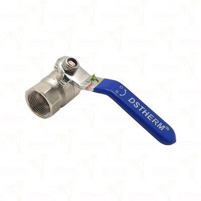 PN25 Messing Ball Valve Chroom-geplatte Ball Vrouwelijke x Vrouwelijke Full Port 1/2" ′′ 4