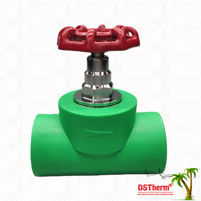 PPR Heavy Duty Stop Valve Globe Valve Stroom aanpassen Cryogene behandeling Slaag test 20-110mm